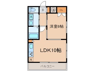 Ｒ－ＣＯＵＲＴ泉の物件間取画像